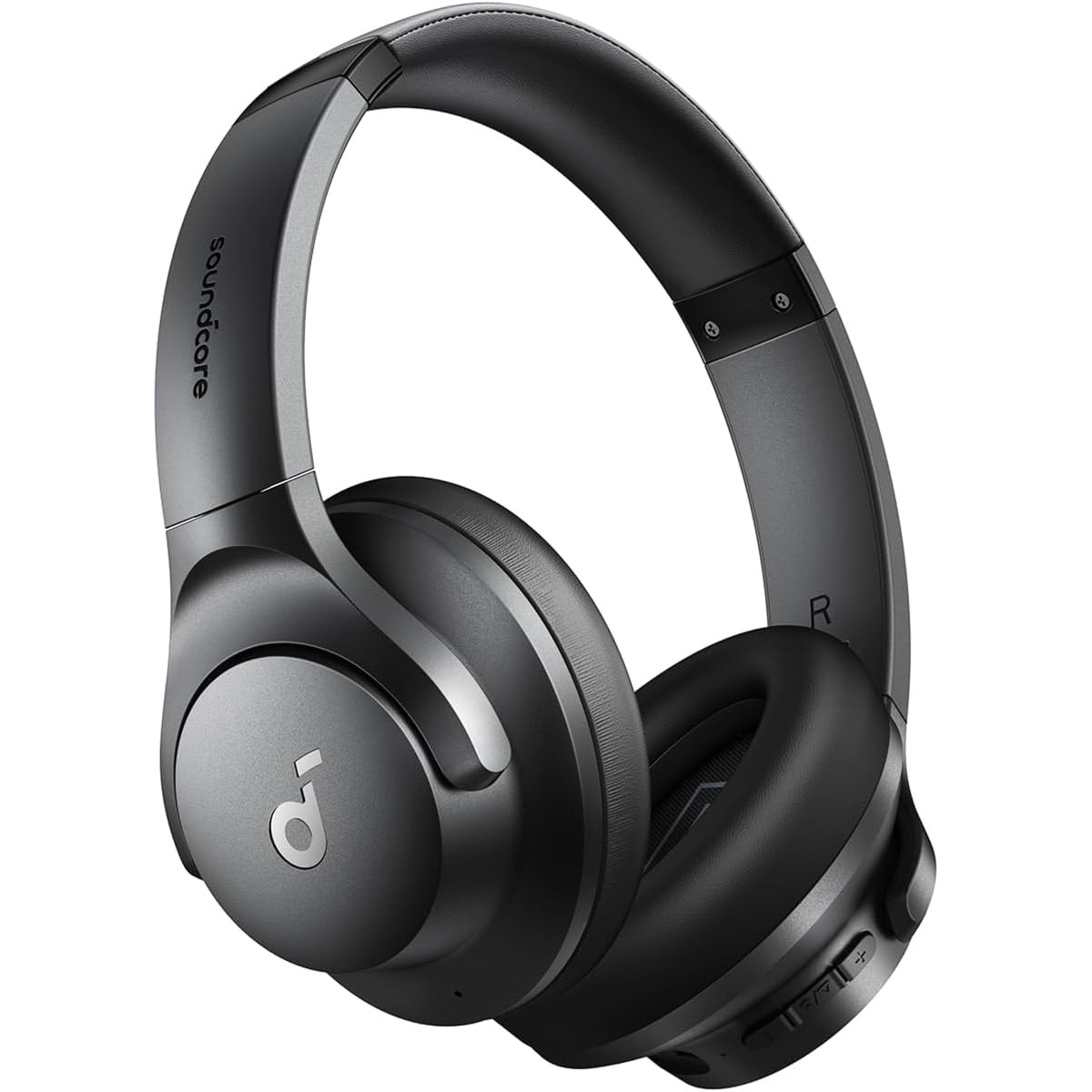 Fotografie Casti Wireless bluetooth Over-Ear Anker Soundcore Life Q20i, Hybrid Active Noise Cancelling, Big Bass, Transparency Mode, Negru