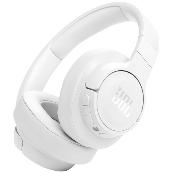 Fotografie Casti wireless over-ear JBL Tune 770NC, Adaptive Noise Cancelling, Bluetooth, Multi-Point, Alb