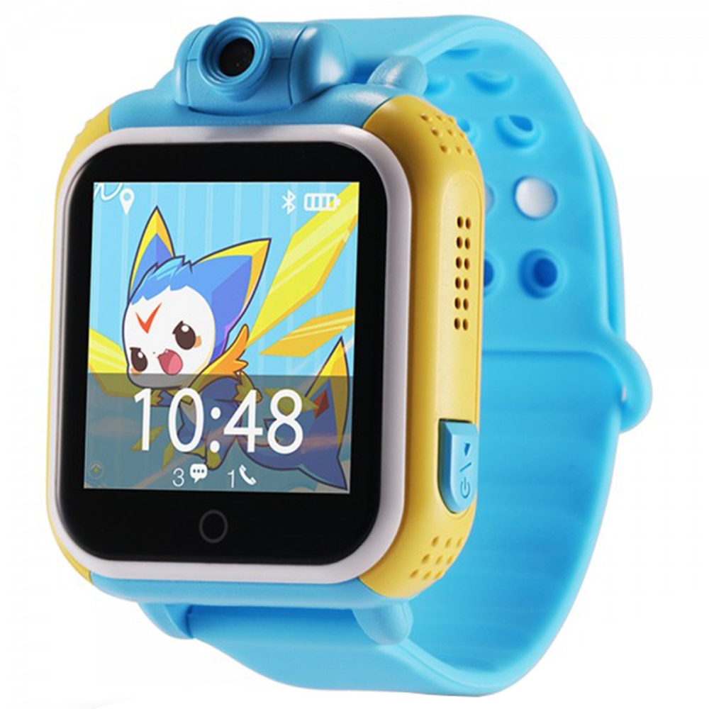 Fotografie Ceas smartwatch copii iUni Kid730, Telefon incorporat, GPS, Wi-Fi, Albastru