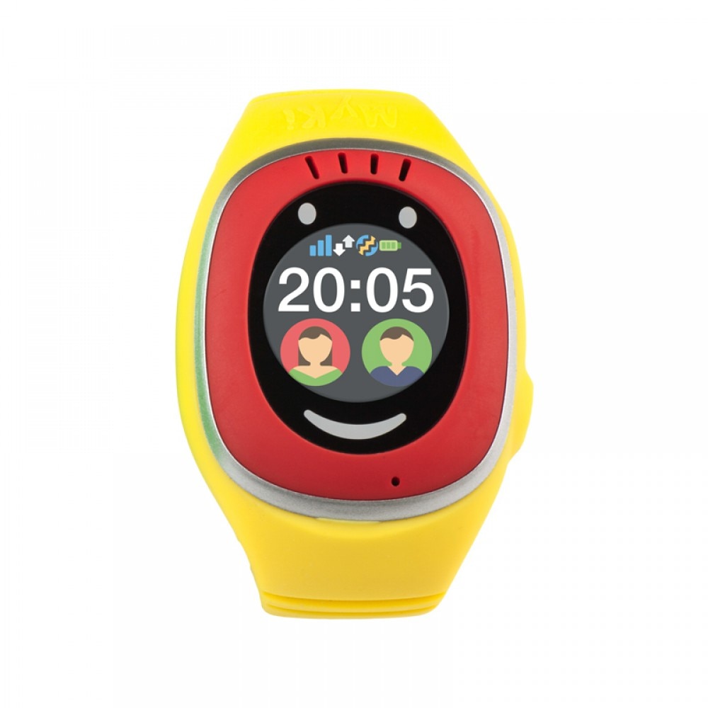 Fotografie Ceas Smartwatch copii MyKi, GPS, touch, Rosu/Galben