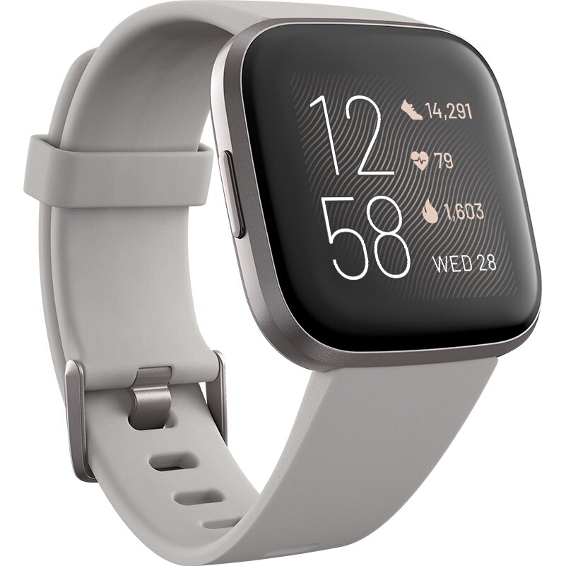 Fotografie Ceas smartwatch Fitbit Versa 2, NFC, Stone/Mist Grey