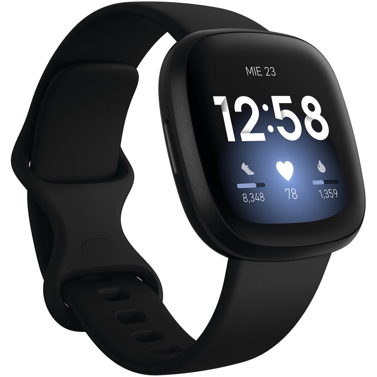 Fotografie Ceas smartwatch Fitbit Versa 3, Black