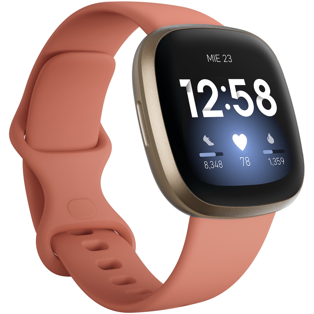 Fotografie Ceas smartwatch Fitbit Versa 3, Pink Clay