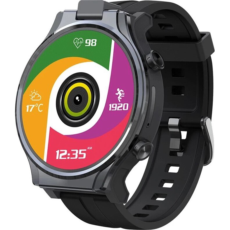 Fotografie Ceas smartwatch Kospet Prime 2, 4 GB RAM, 2.1" TFT, 1600mAh, Negru