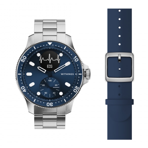 Fotografie Ceas smartwatch Withings Scanwatch, Horizon Special Edition, 43mm, Blue