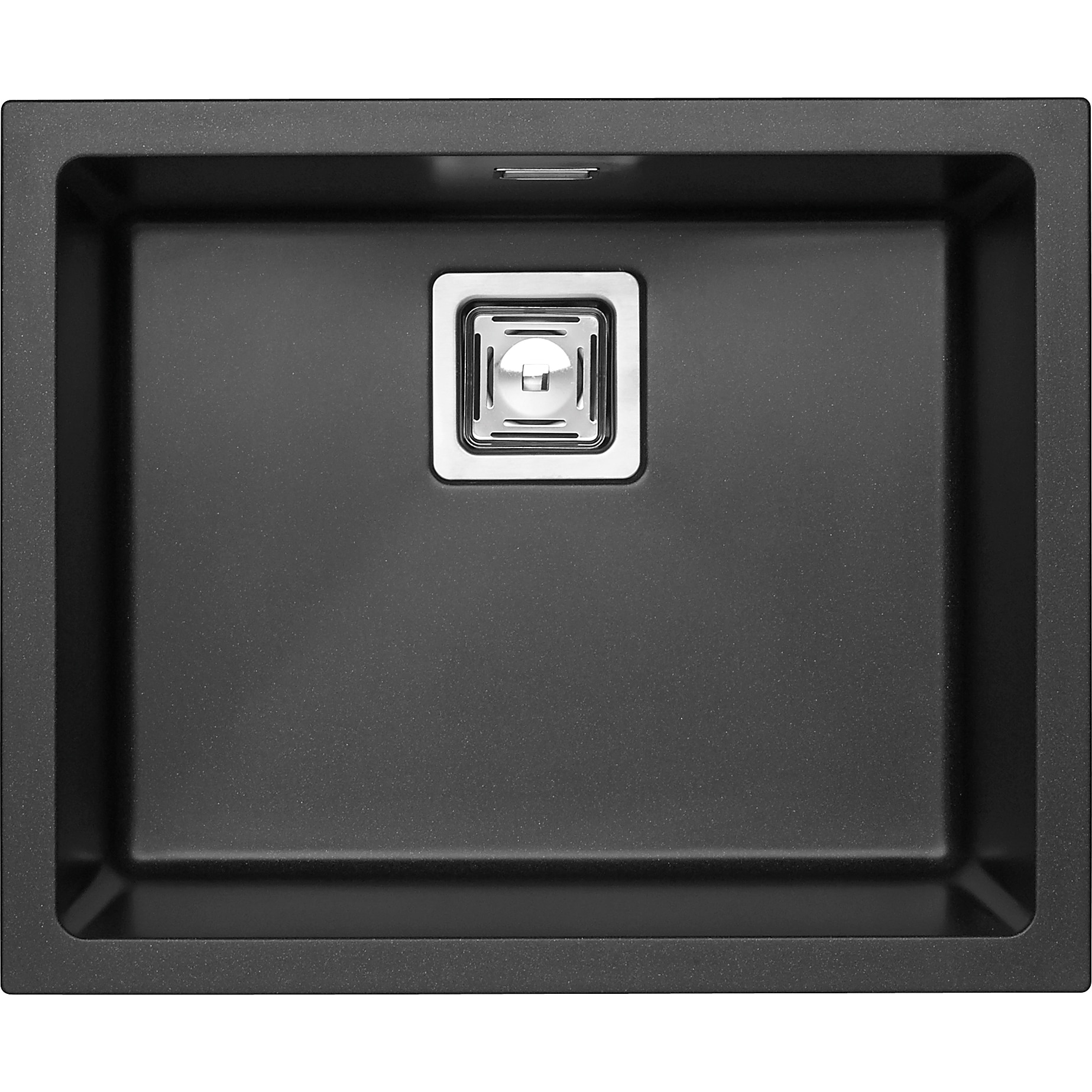 Fotografie Chiuveta Algranit Alveus Quadrix 50, 560x460mm, montaj pe blat si sub blat, Twilight