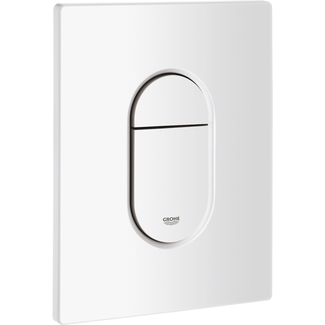 Fotografie Clapeta WC Grohe Arena Cosmo 38844SH0, dubla, verticala, 156 x 197 mm, mat, alb