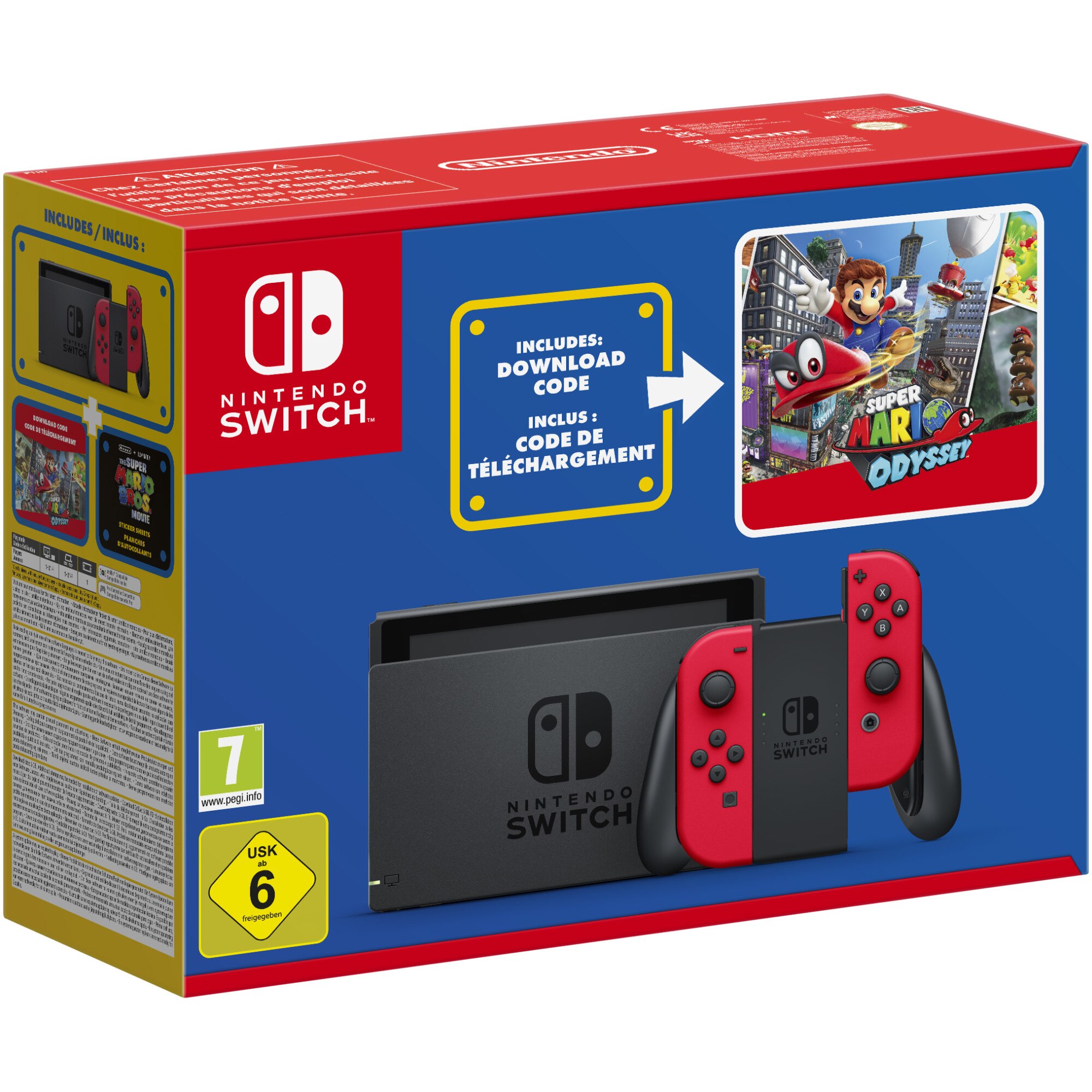 Fotografie Consola Nintendo Switch Mar10 Special Edition (cod Super Mario Odyssey inclus)”