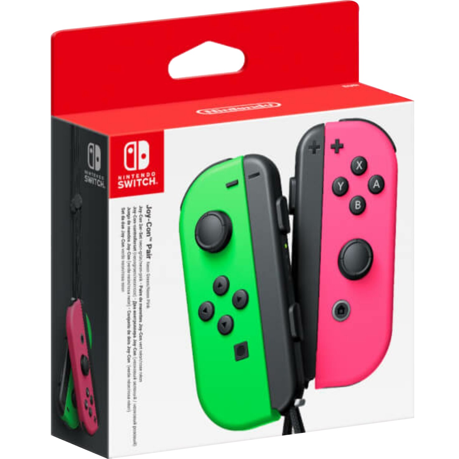 Fotografie Controller Nintendo Switch Joy pentru Con Pair, Neon Green & Neon Pink
