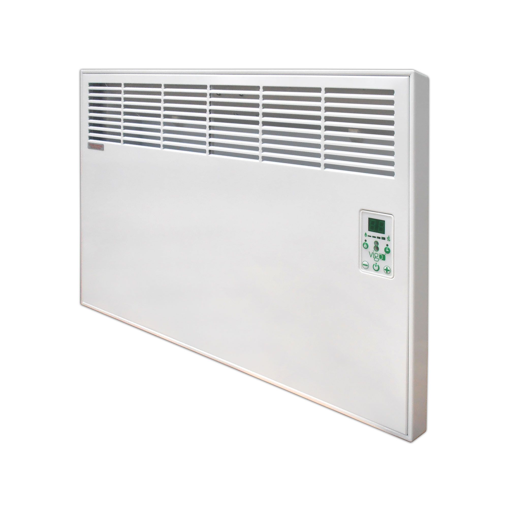 Fotografie Convector digital de perete sau pardoseala iVigo EPK 500 W, control electronic, Termostat de siguranta, termostat reglabil, IP 24, ERP 2018