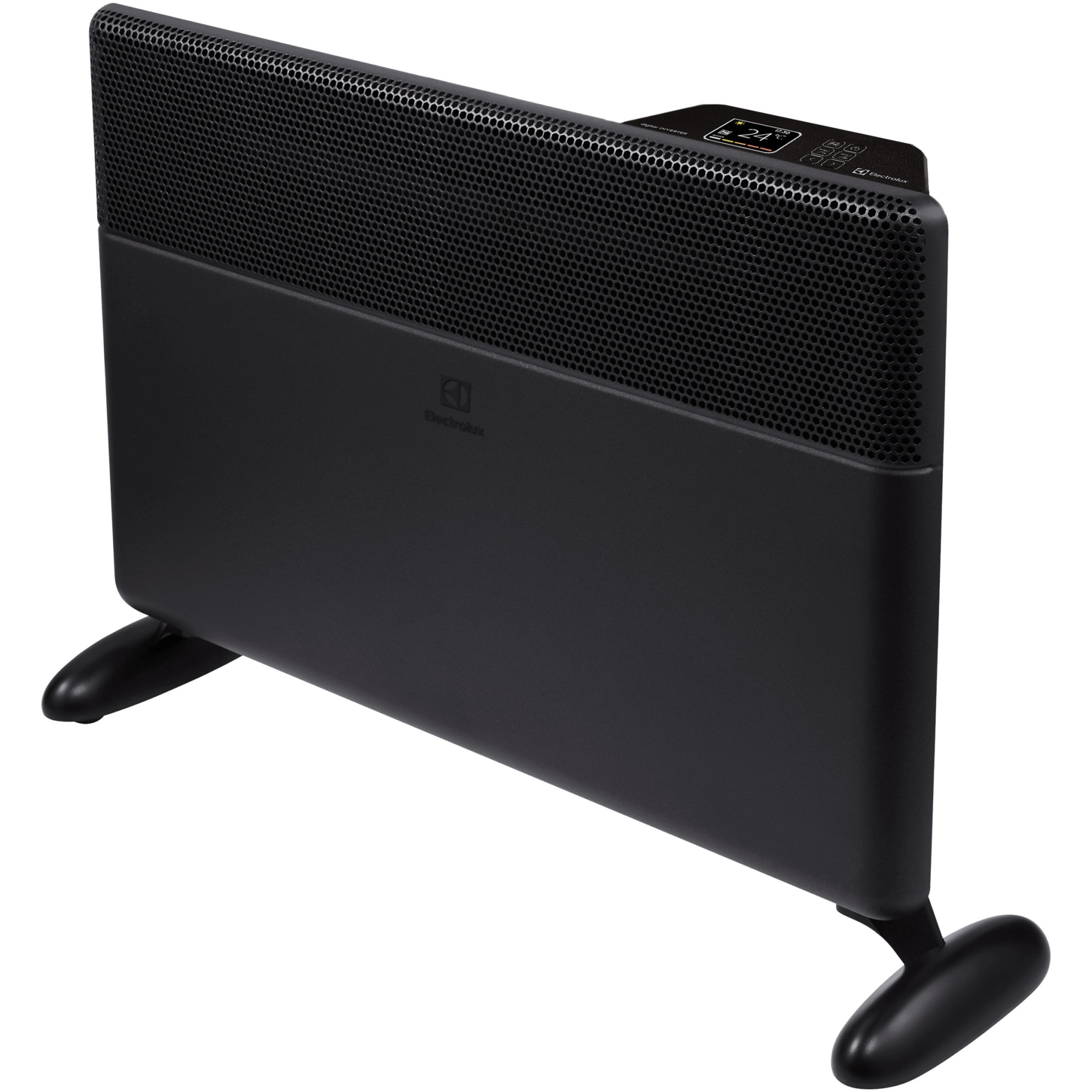 Fotografie Convector electric de podea/perete Electrolux ECH/AT-2003 3AI, 2000 W, Display LED color, Termostat electronic, Control parental, Control Wi-Fi, Clasa protectie IP 24, Protectie la supraincalzire, Negru