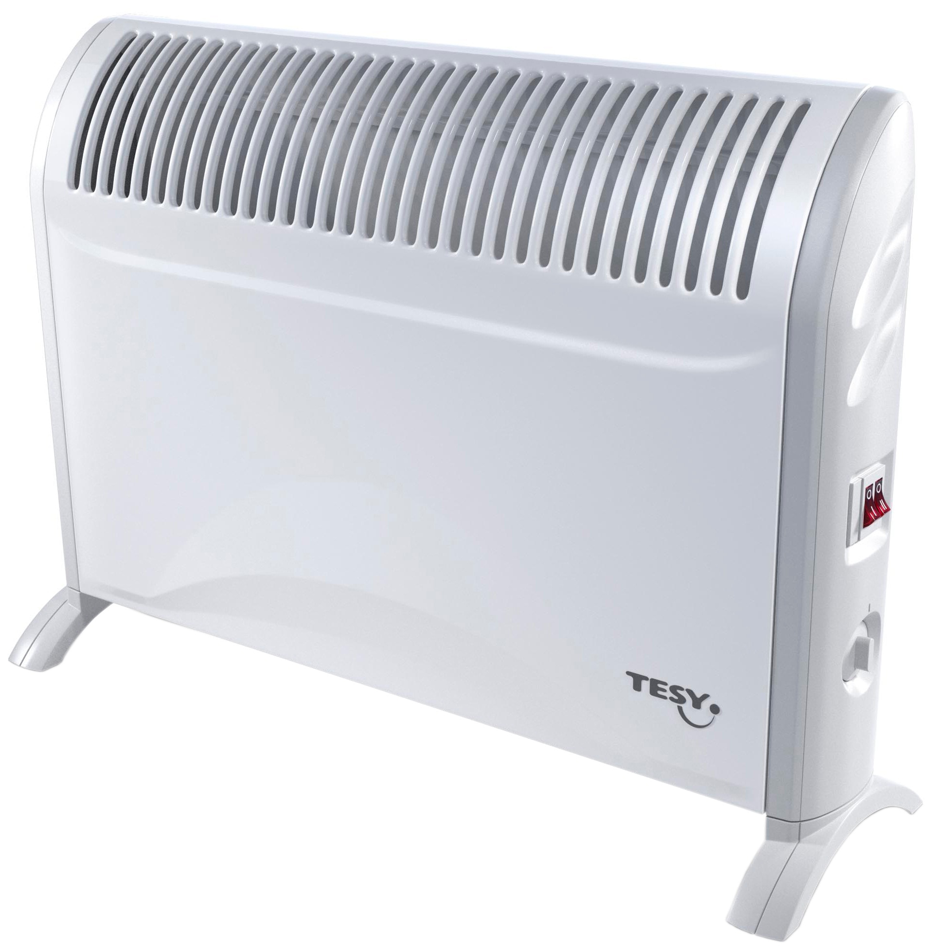 Fotografie Convector electric de podea Tesy CN214ZF, 2000 W, 3 trepte de putere, Termostat de siguranta, Termostat reglabil