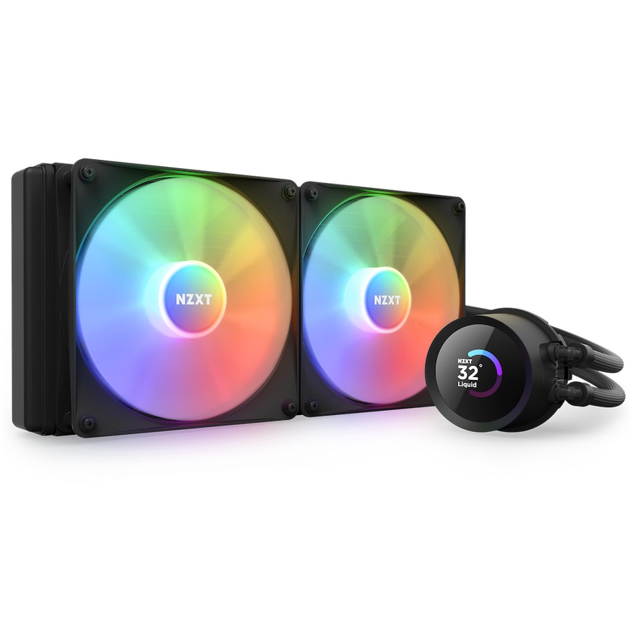 Fotografie Cooler CPU NZXT Kraken 280 RGB, compatibil AMD/Intel, controller ARGB, negru