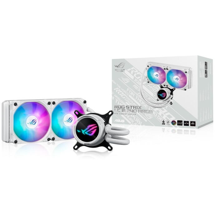 Fotografie Cooler Procesor Asus ROG STRIX LC III 240, Alb