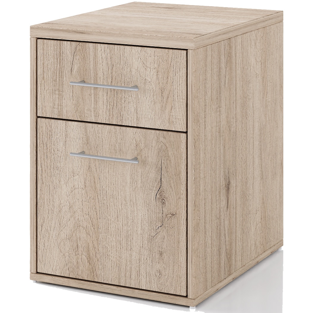 Fotografie Corp mobil Irim Especial, 40x50x55 cm, blat 25mm, 2 sertare, Culoare Sonoma Arwen
