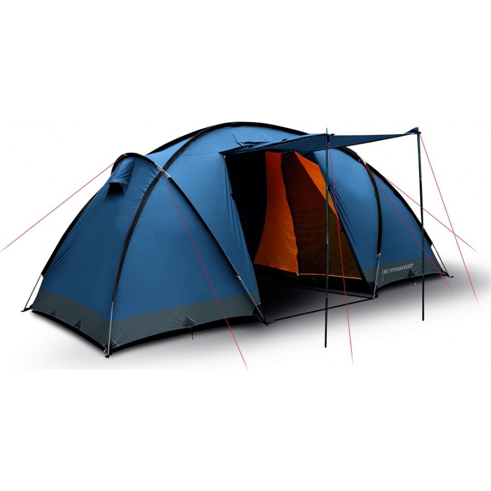 Fotografie Cort camping Trimm Comfort II, 5 persoane, Dark Lagoon/ Dark Grey