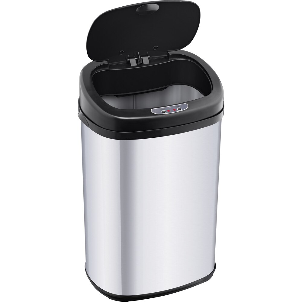 Fotografie Cos de gunoi capac cu senzor Lamart, inox, 30L