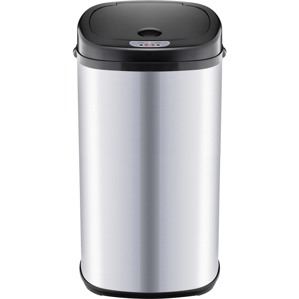 Fotografie Cos de gunoi capac cu senzor Lamart, inox, 42L