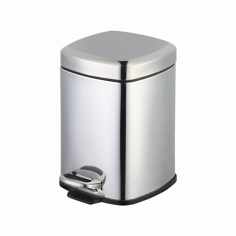 Fotografie Cos de gunoi cu pedala, Casa Plastor, 6L, inox
