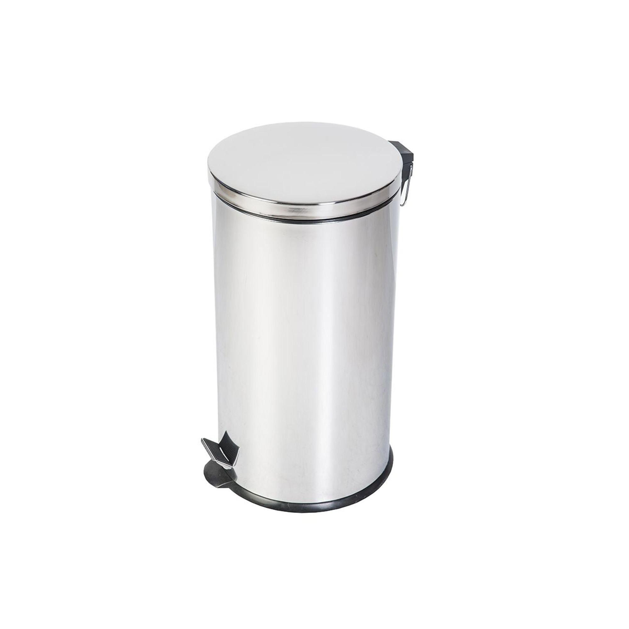 Fotografie Cos gunoi rotund cu pedala Casa Plastor Promo, inox, 40L