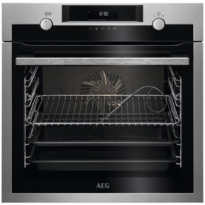 Fotografie Cuptor incorporabil AEG BCE558370M, Electric, 71 l, Autocuratare catalitica, Conectivitate Wi-fi, SteamBake, Grill, Clasa A+, Inox
