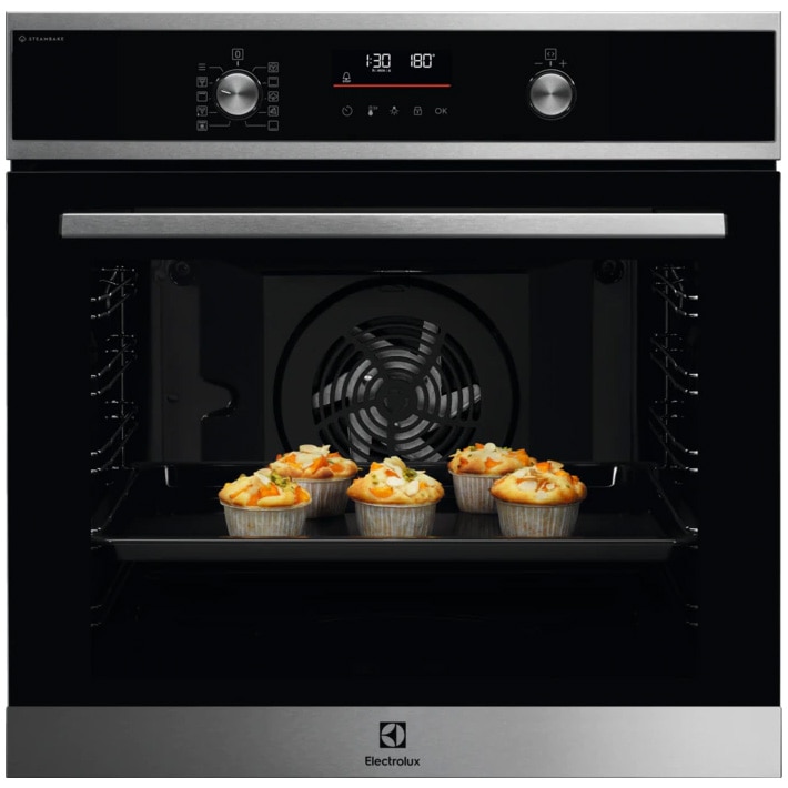 Fotografie Cuptor incorporabil Electrolux EOD6P66X, Electric, 72 l, Autocuratare pirolitica, SteamBake, Grill, Timer cu display electronic, Clasa A+, Inox antiamprenta