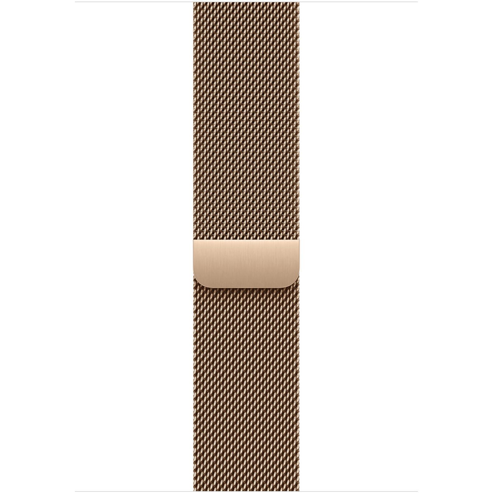 Fotografie Curea pentru Apple Watch 46mm, Milanese Loop, Gold - S/M