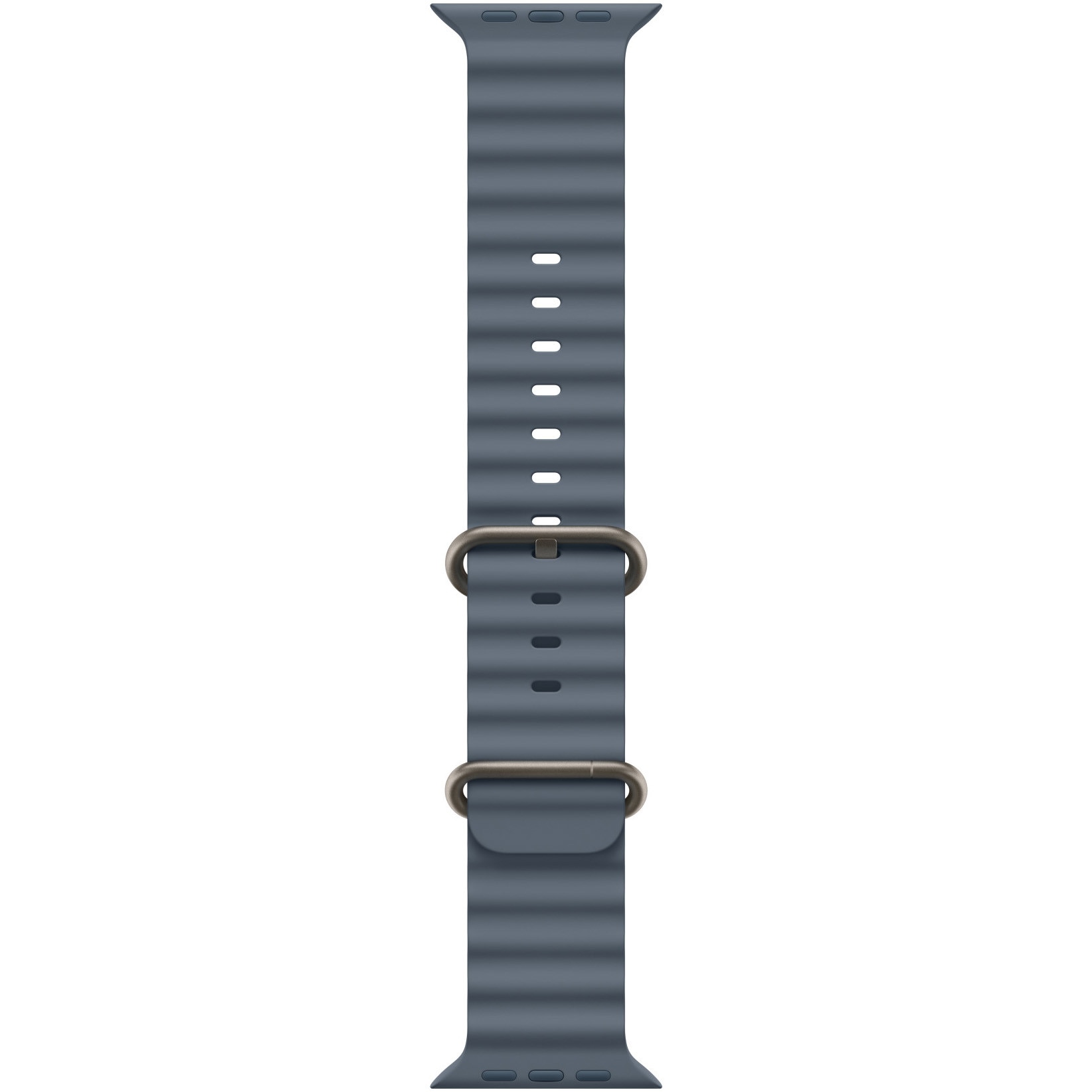 Fotografie Curea pentru Apple Watch 49mm, Anchor Blue Ocean Band - Natural Titanium Finish