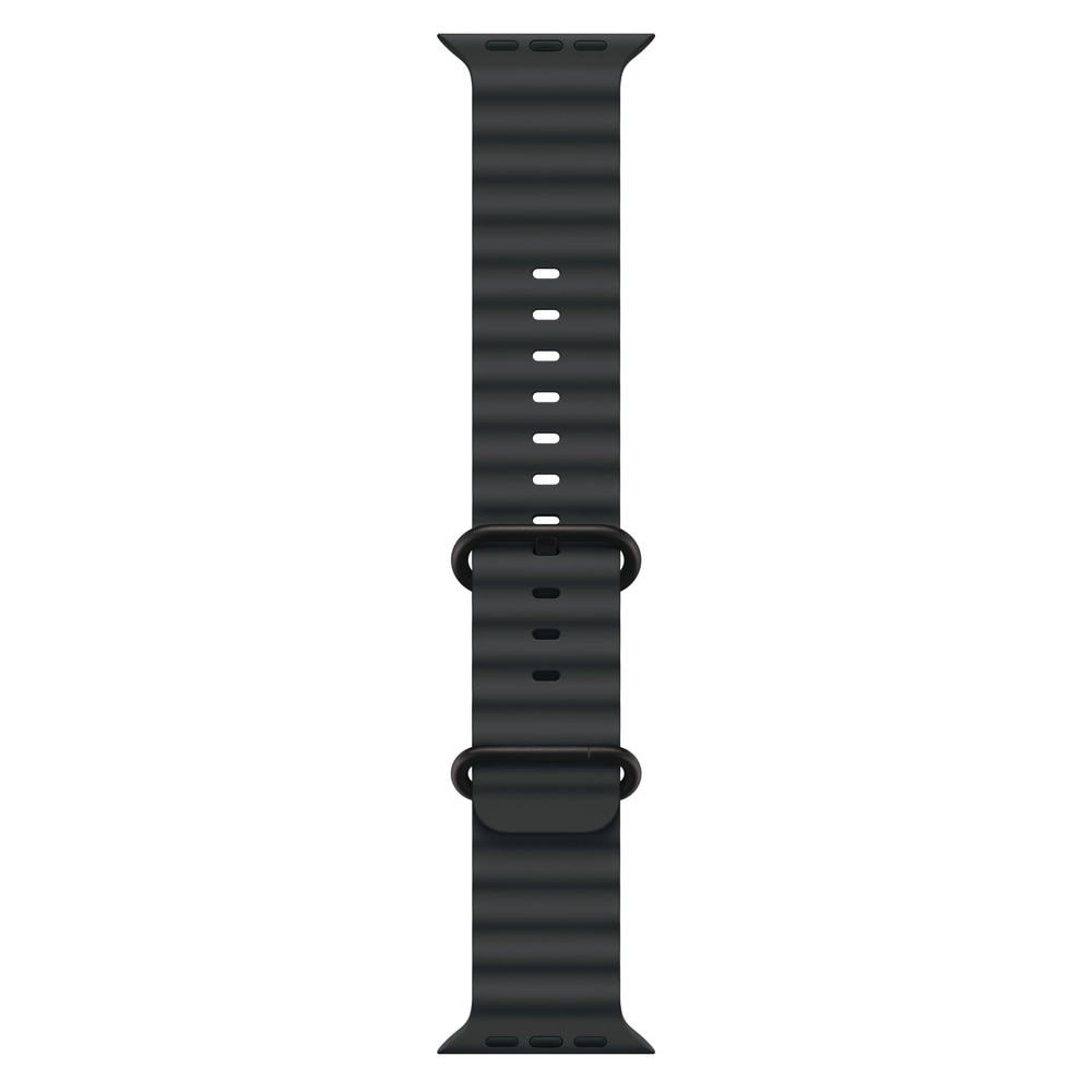 Fotografie Curea pentru Apple Watch 49mm, Black Ocean Band - Black Titanium Finish
