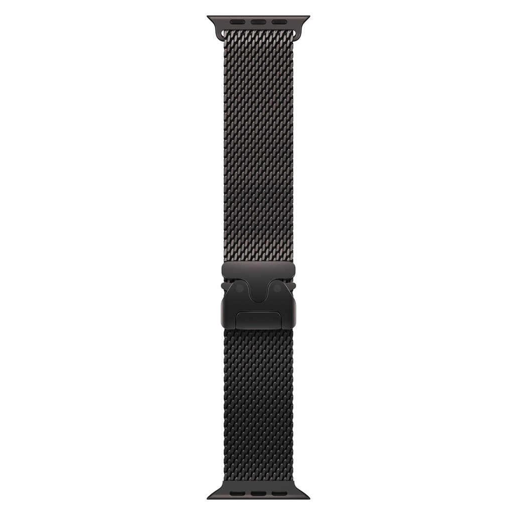 Fotografie Curea pentru Apple Watch 49mm, Milanese Loop, Black Titanium - Small