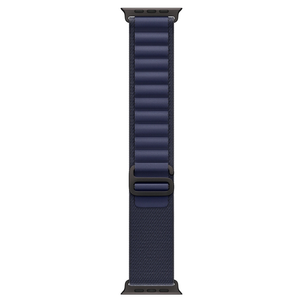 Fotografie Curea pentru Apple Watch 49mm, Navy Alpine Loop, Black Titanium Finish - Large