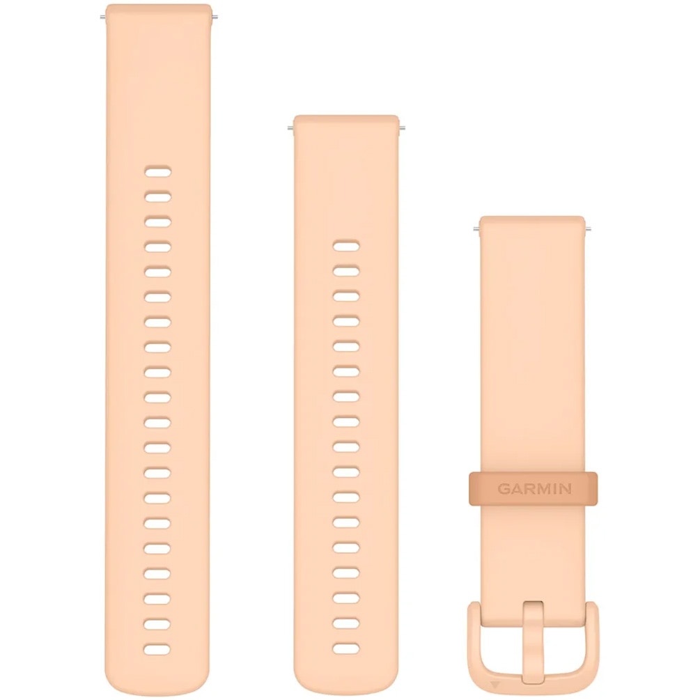 Fotografie Curea pentru Smartwatch Garmin, 20mm, Silicone, Pink Dawn, circumferinta 125-218 mm