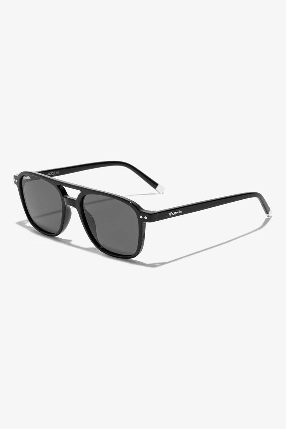 Fotografie D.Franklin, Ochelari de soare aviator unisex cu lentile polarizate, Negru, 51-19-145