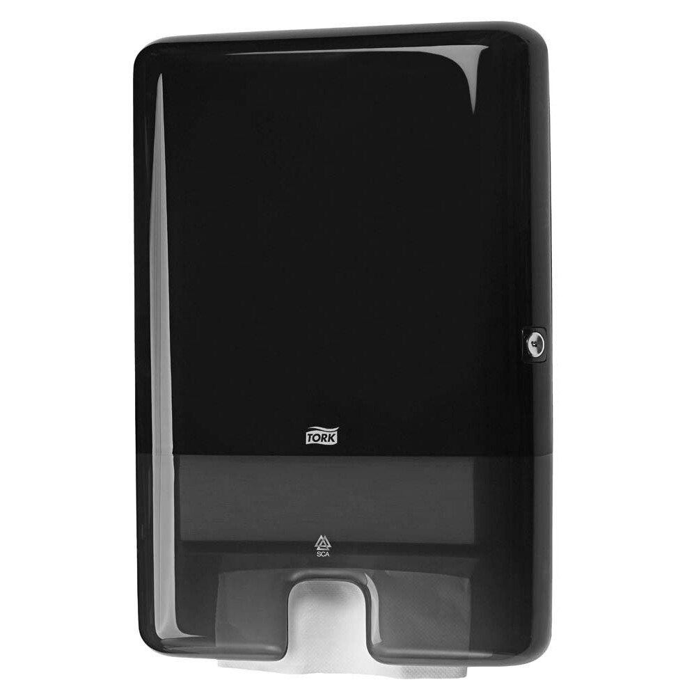 Fotografie Dispenser serveteleTork Xpress mare 552008, Z fold, capacitate 500 servetele, Negru