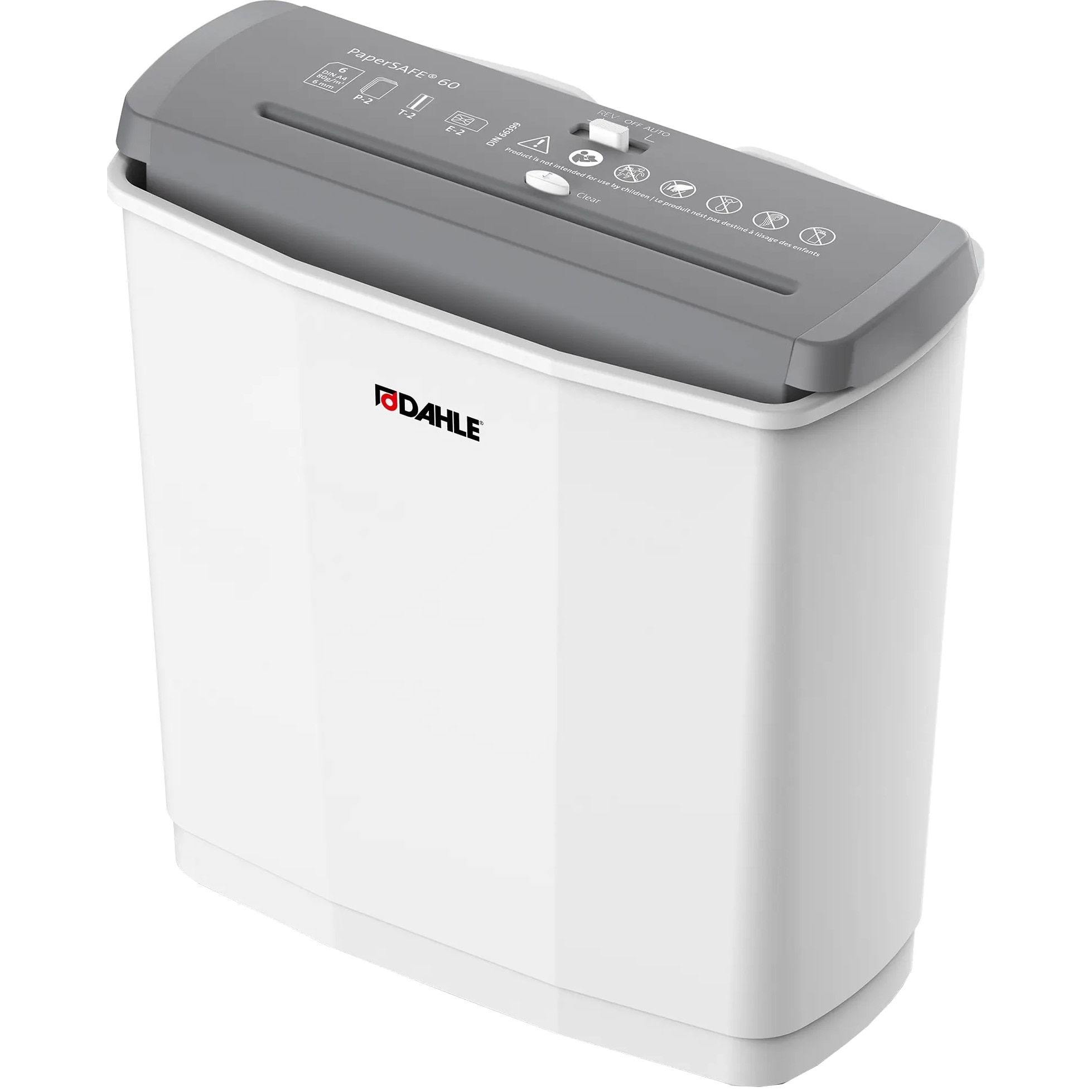 Fotografie Distrugator de documente Dahle PaperSAFE® PS 60 strip-cut, 6 coli, pentru uz individual
