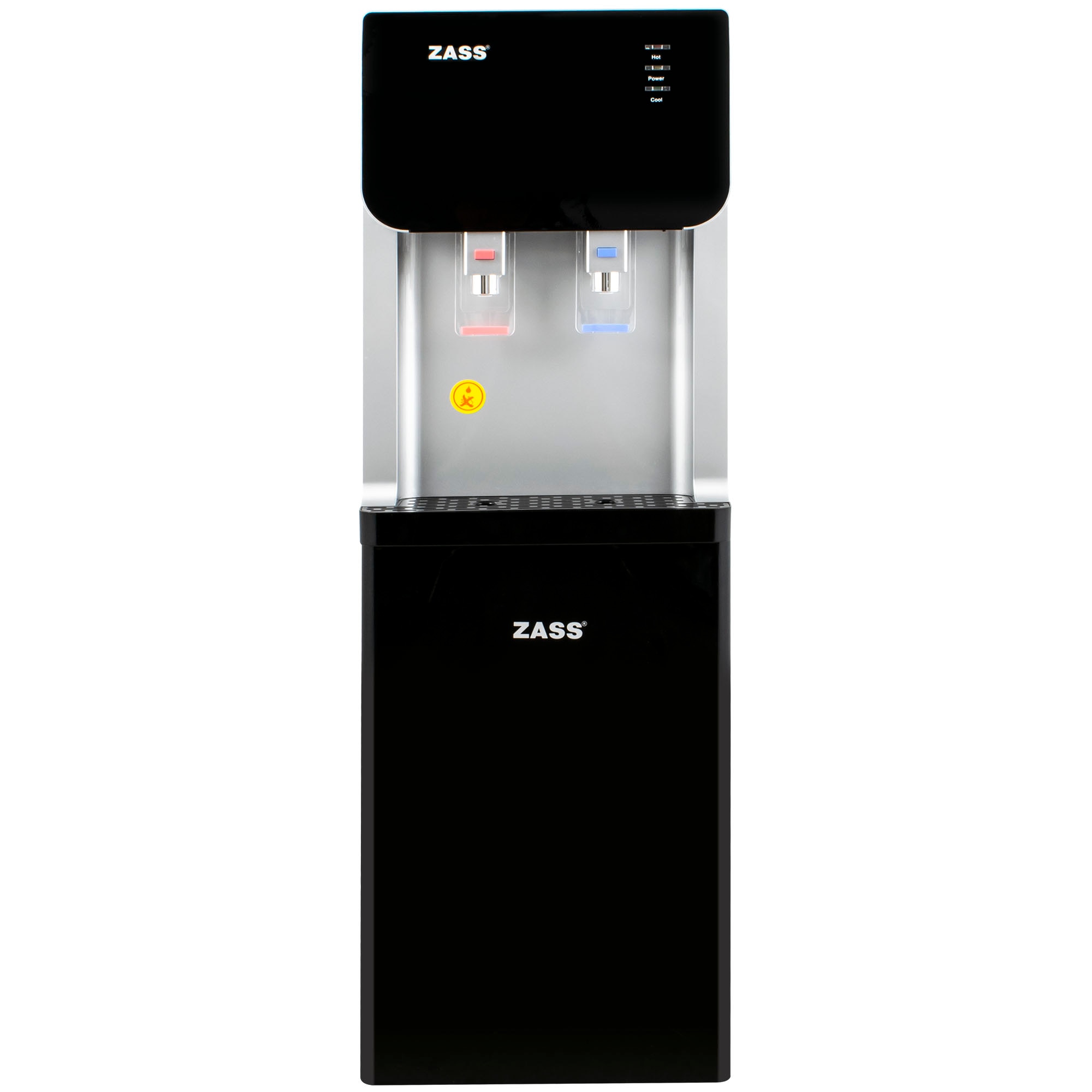 Fotografie Dozator apa de podea Zass ZWD 08 WF cu conexiune la retea, sistem de filtrare a apei, apa calda/apa rece, racire cu compresor