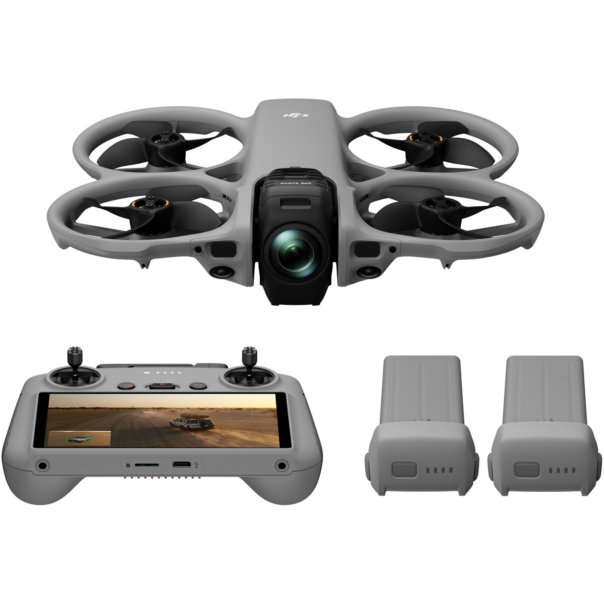 Fotografie Drona DJI Avata 360 Fly More Combo, 120MP, 8K/60fps HDR + Smart Controller DJI RC 2