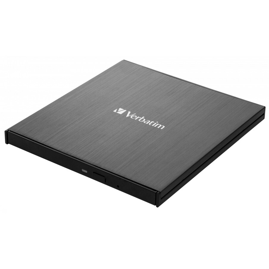 Fotografie DVD-RW extern Verbatim Slimline, USB 3.2 Gen 1/ USB-C, Negru