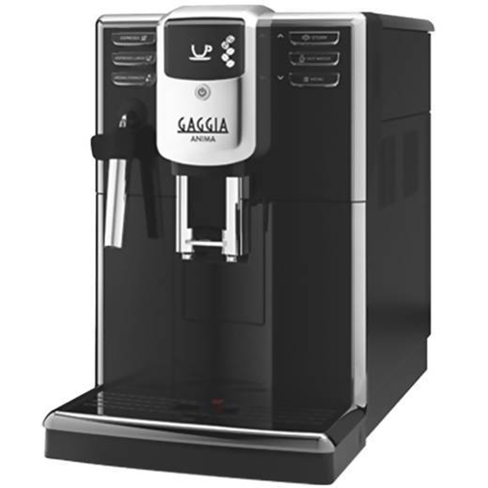 Fotografie Espressor automat Gaggia Anima CMF, 1850 W, 15 bar, rasnita ceramica, optiaroma 5 trepte, 5 bauturi, Negru