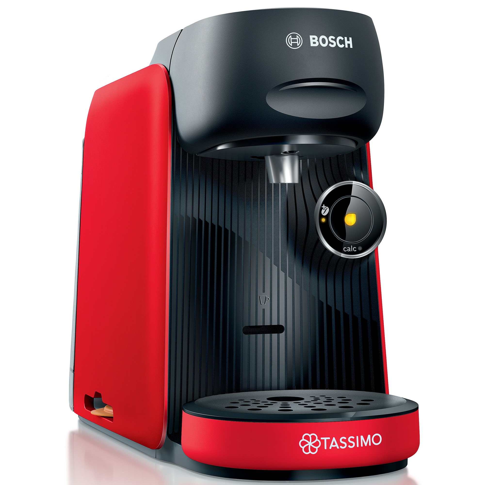 Fotografie Espressor Bosch Tassimo Finesse TAS163E, 1400w, 3.3 bar, 0.7l , autocuratare si decalcifiere, capsule, rosu