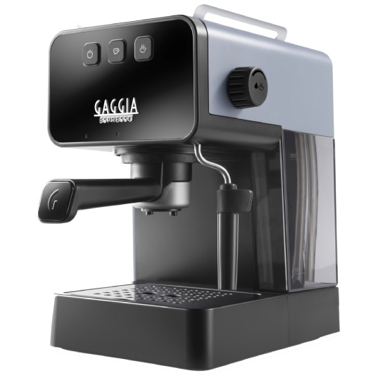 Fotografie Espressor manual Gaggia Deluxe Grey Black EG2111/64, 15 bar, capacitate rezervor apa 1.2 l, 230V, 1900 W, oprire automata, functie Memo, negru/gri