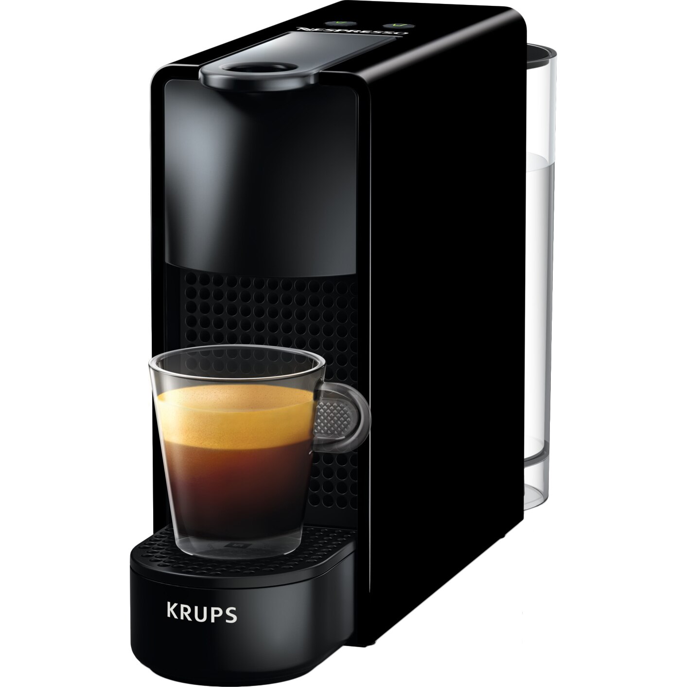 Fotografie Espressor Nespresso by Krups Essenza Mini, 1300W, 19 bar, 0.6L, Negru lucios
