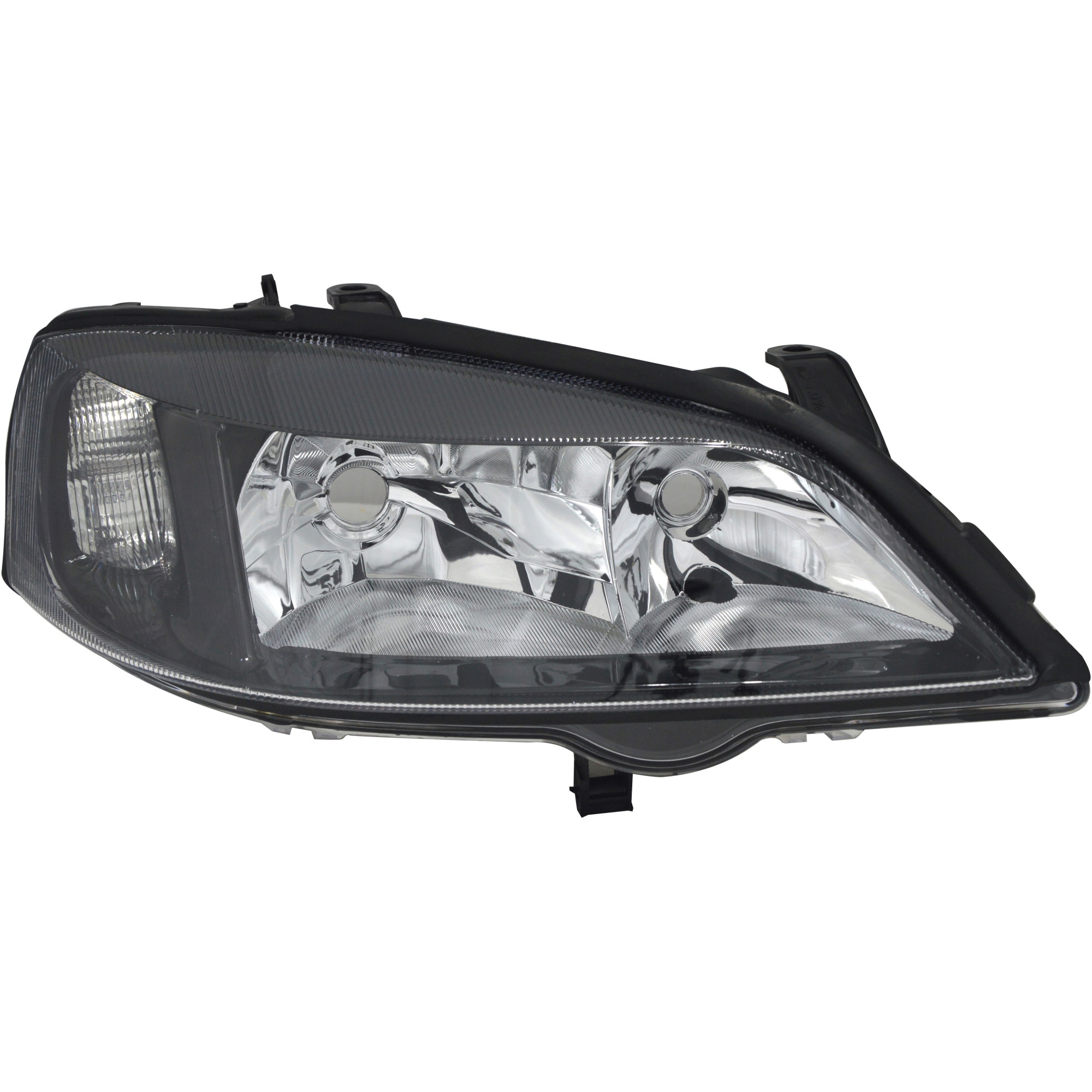 Fotografie Far dreapta fata halogen TYC, pentru Opel Astra G 1998-2005 culoare Negru