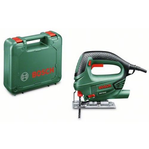 Fotografie Fierastrau vertical Bosch PST Easy 06033A0703, 500 W, 3100 curse/min, 65 mm adancime maxima taiere, maner softgrip
