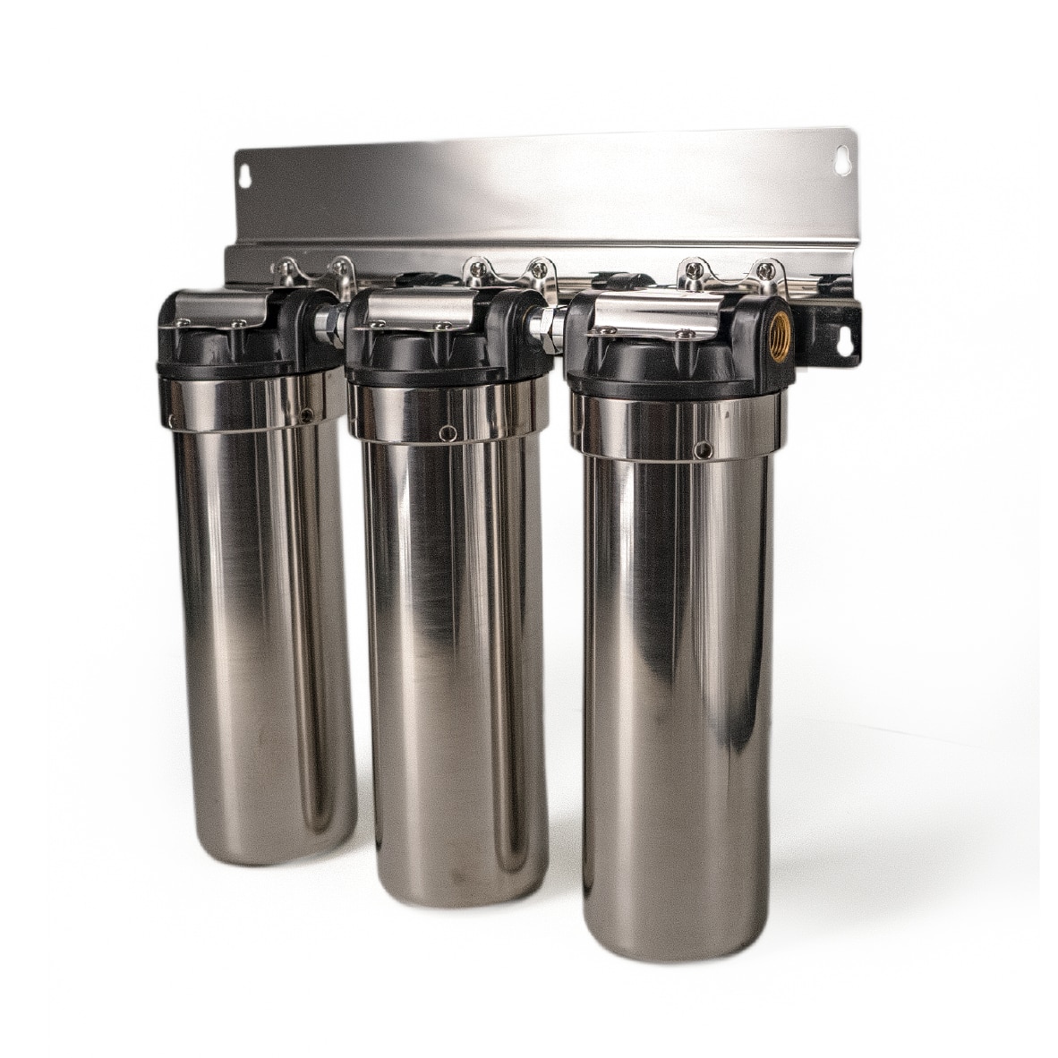 Fotografie Filtru apa triplex Titan WAT1215, 10", 1/2" conector, 0.85 - 0.95 g/cm³ densitate,