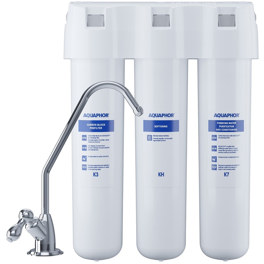 Fotografie Filtru de apa potabila sub chiuveta Aquaphor Crystal H (K3-KH-K7), 6000 l, 2.5 litri/minut