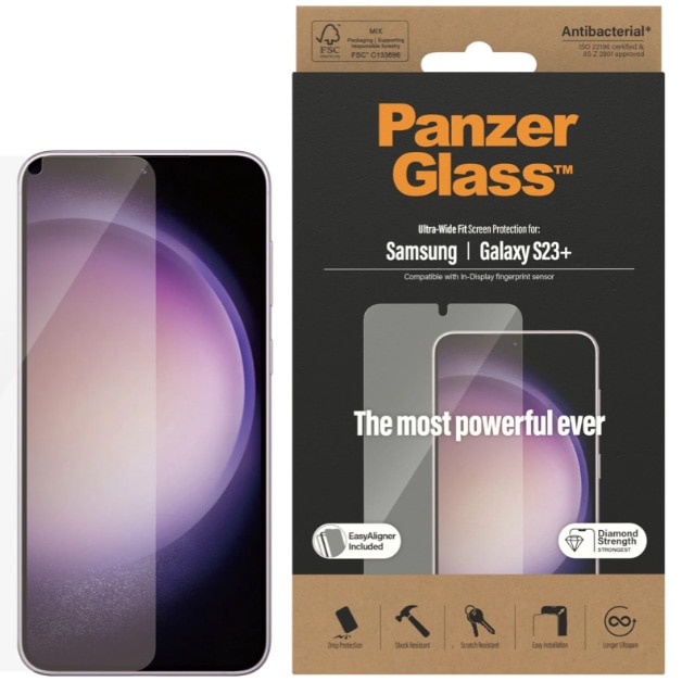 Fotografie Folie de protectie PanzerGlass UWF AB pentru Samsung Galaxy S+ 2023