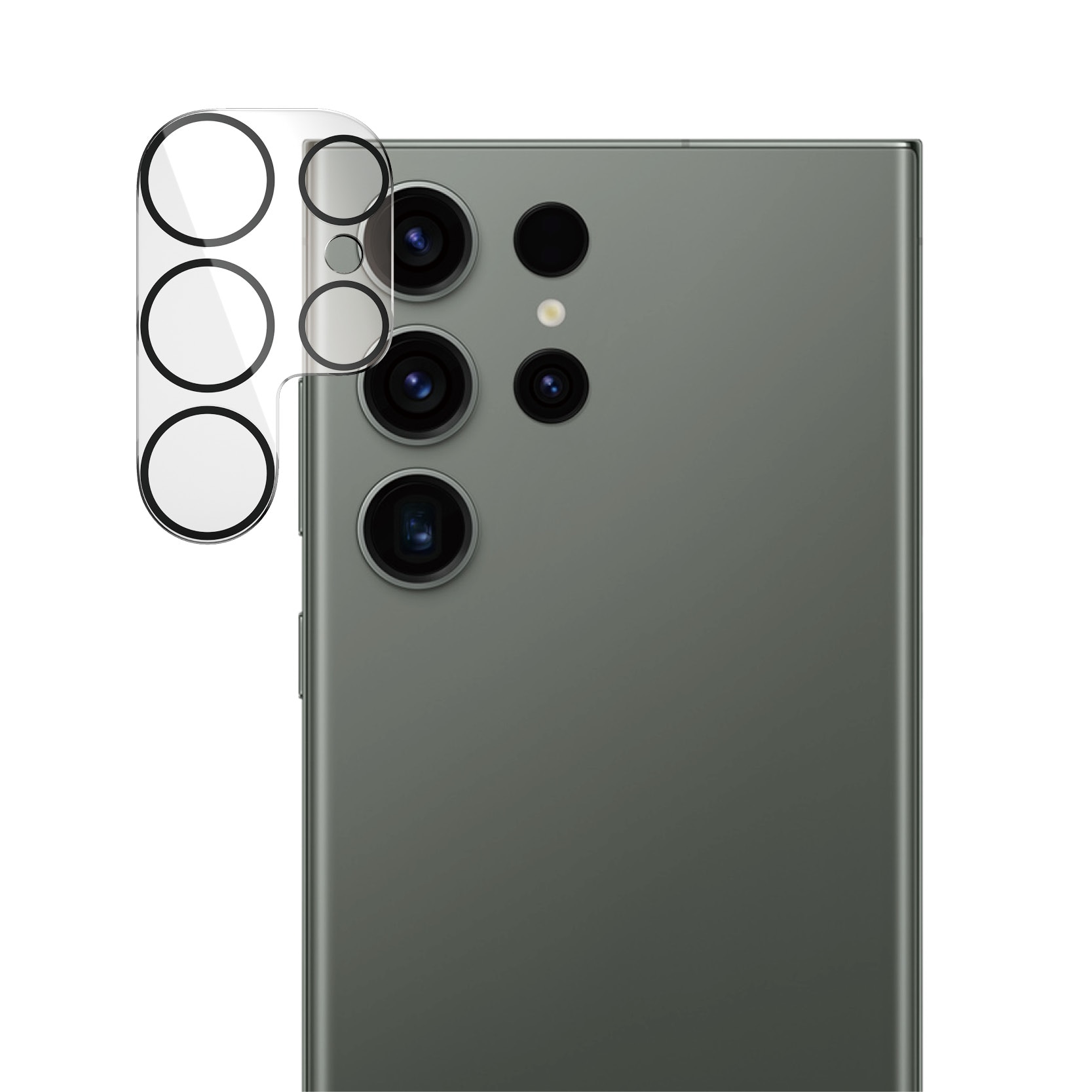 Fotografie Folie Sticla Camera PanzerGlass pentru Samsung S24 Ultra
