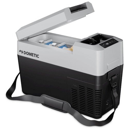 Fotografie Frigider auto cu compresor Dometic CoolFreeze CFF 12 , 13 L, 12/24V, 100-240V AC, 9.4 KG, negru/gri