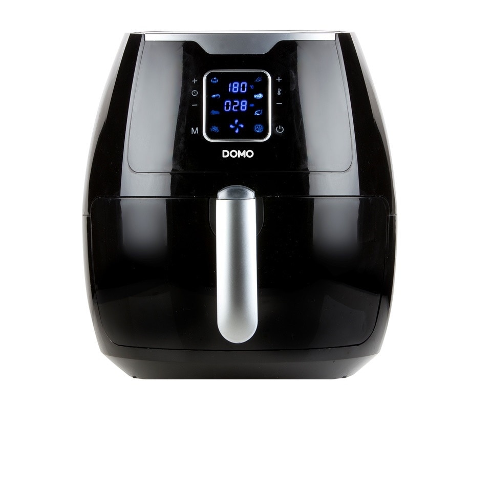 Fotografie Friteuza cu aer cald DOMO DO513FR XXL, timer cu control de 30 de minute, 5,5 L, afisaj LCD, termostat ajustabil,1800W